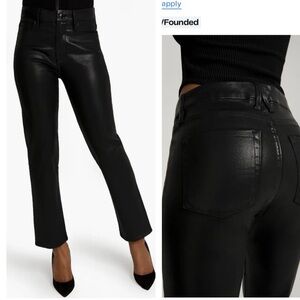 Good American straight  leg high waisted pants